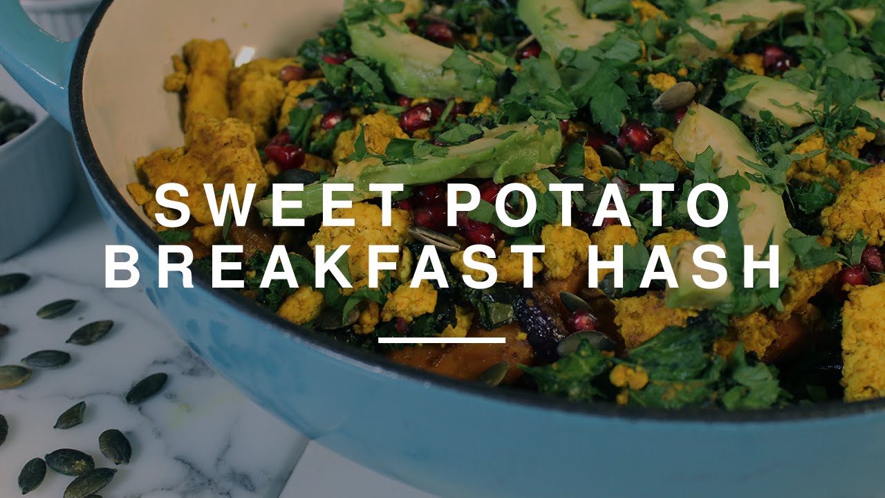 Healthy Sweet Potato Breakfast Hash at Ethos | Madeleine Shaw | Wild Dish