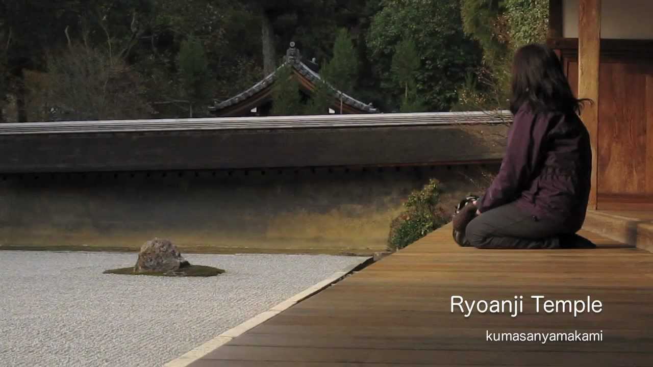 龍安寺と石庭　Ryoanji Temple & Rock garden Kyoto Japan