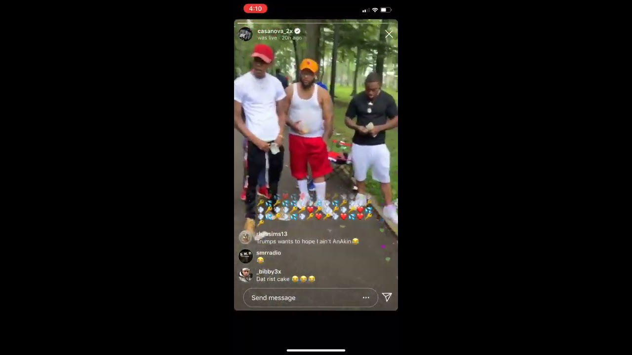 Casanova 2x Went Live on Instagram During his Dice Game in Harlem