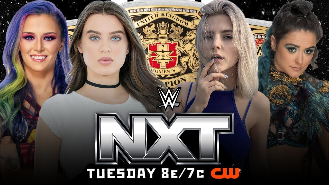 Tegan Nox VS Lana Rhoades VS Eva Elfie VS Lyra Valkyrie - UK Womens Champion (NXT WWE 2K24)