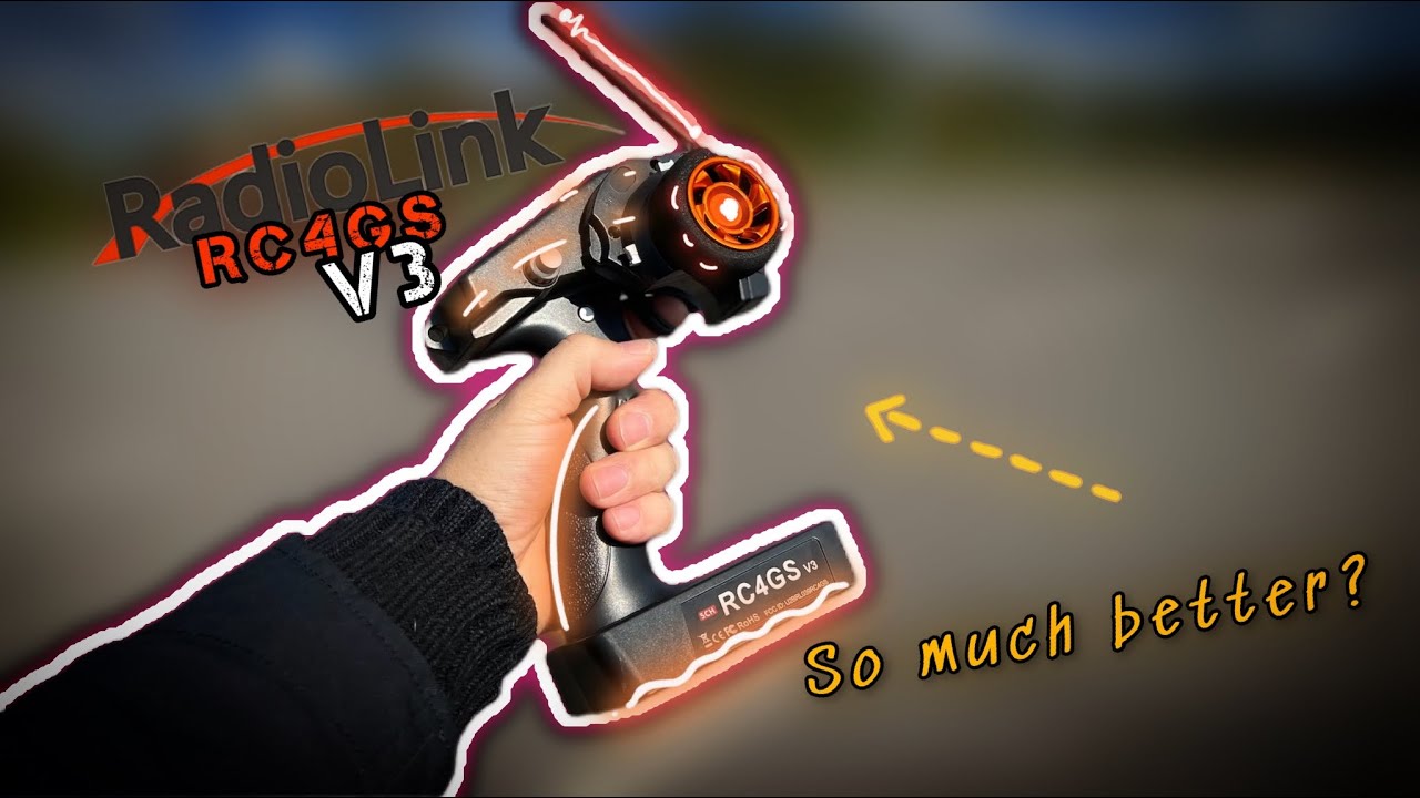 Radiolink RC4GS V3 Transmitter Unboxing Driving & Gyro Settings