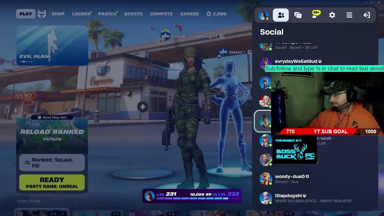 🔴😎🦌 UNC IS LIVE! FORTNITE RANKED TOP 10K RELOAD, NBD!  #fortnite