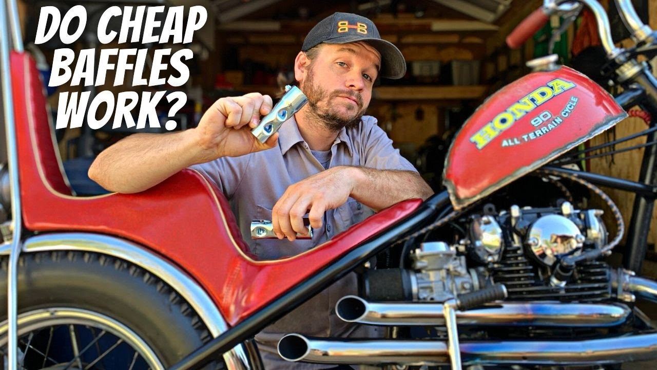 Работают ли недорогие выхлопные дефлекторы? - XS650 Chopper