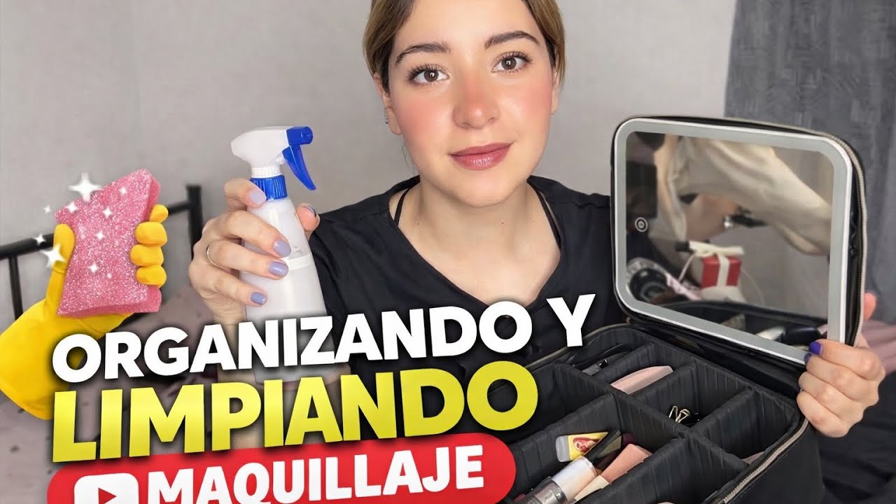 Limpiando maquillaje 