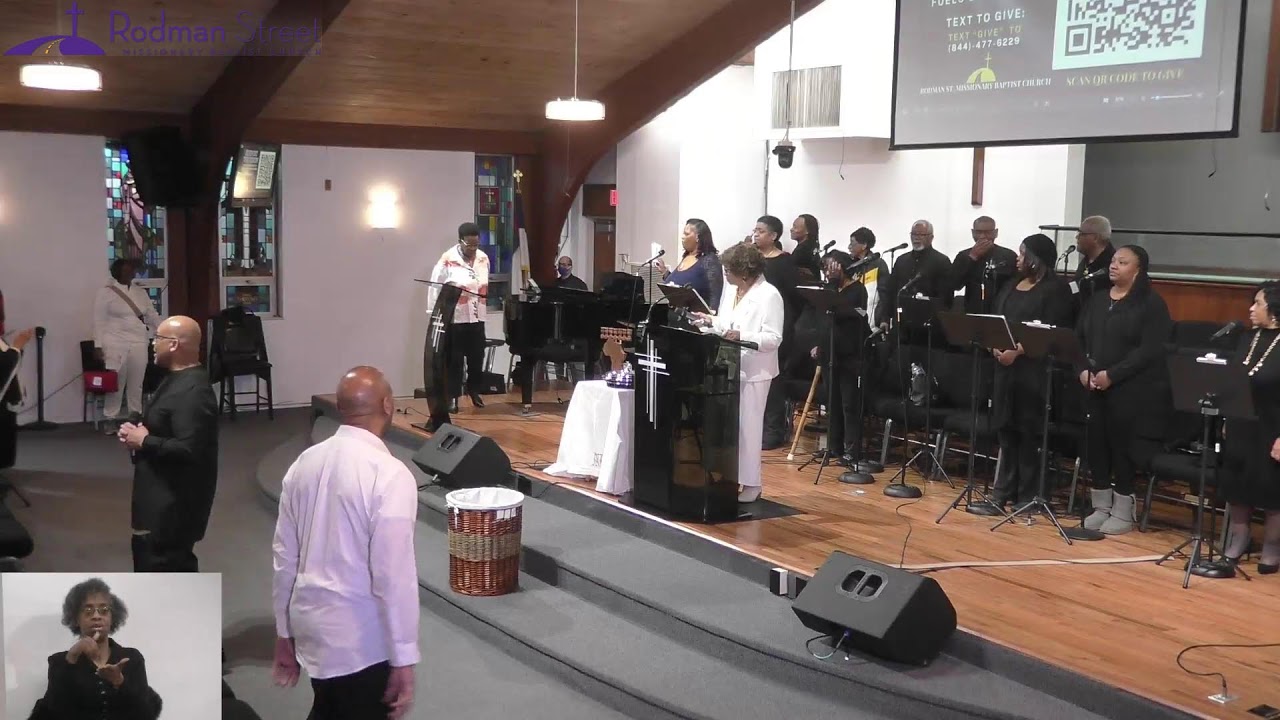VIRTUAL WORSHIP WITH RODMAN STREET CHURCH AND DR. DARRYL T. CANADY