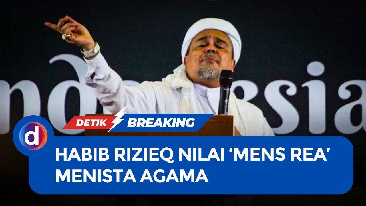 Rizieq Nilai Materi 'Mens Rea' Menista Agama, Tuntut Pandji Minta Maaf