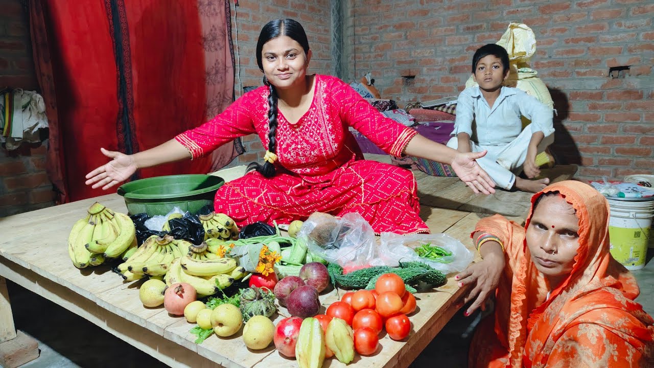 मार्केट से इतना सारा Fruits🍎 Le Aaye| हरी भरी सब्जियां🥦भी ले आए हैं |Sabji fruits ka Kitna rate 💵hai