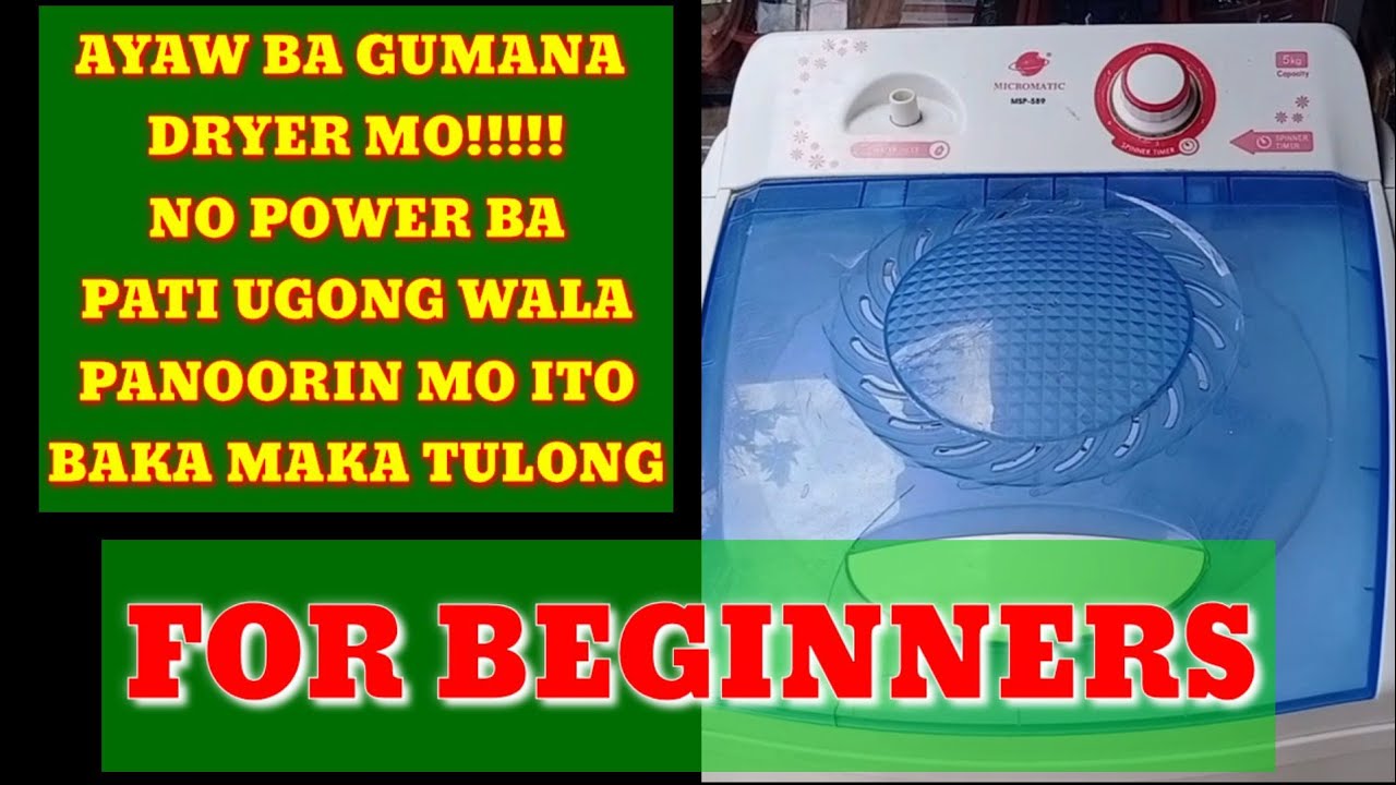 how to repair dryer no power