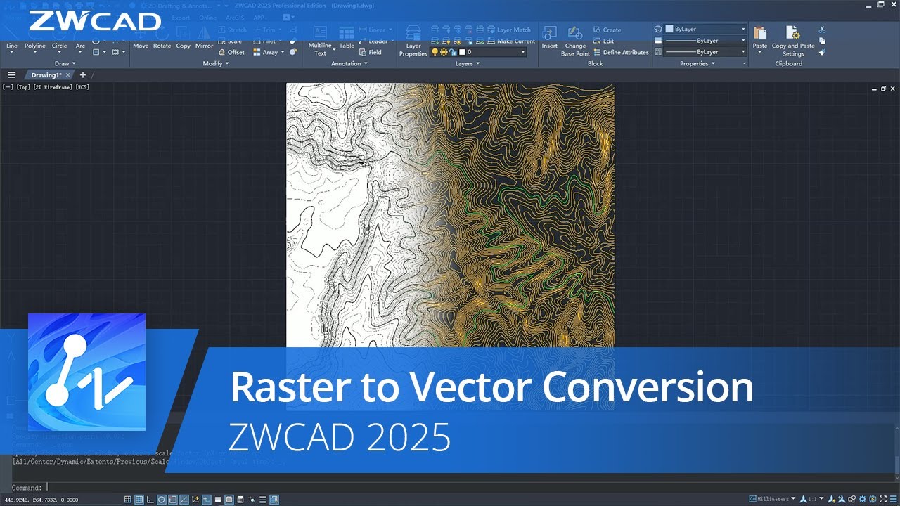 Raster to Vector Conversion | ZWCAD 2025 Official