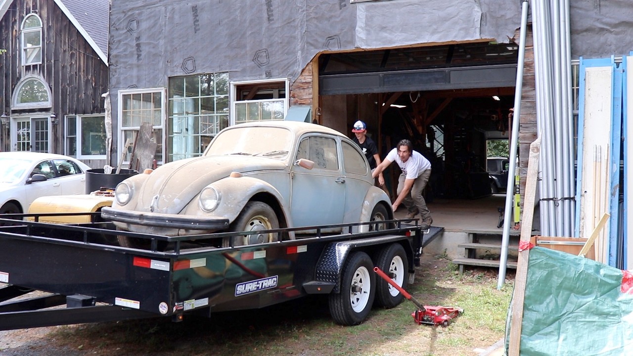 Will it Run & Drive? Barn Find Vw Beetle Sitting 35 Years
