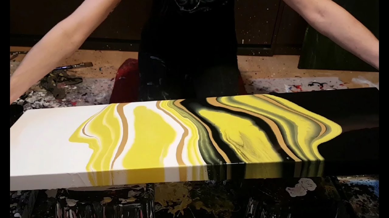 Fluid Painting with DecoArt - 2 Puddle Pour on 36