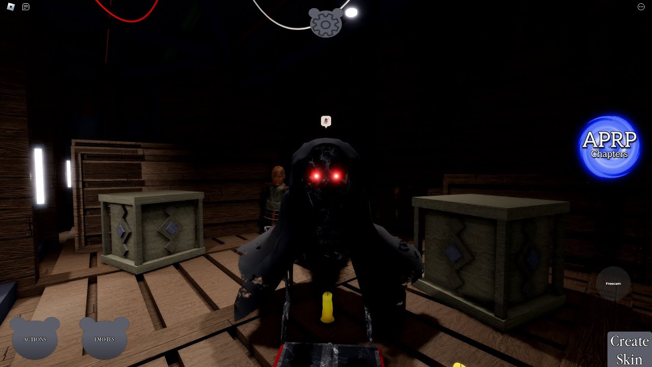Skeleton Ghoul bot Chase + Jumpscare in Attic!
