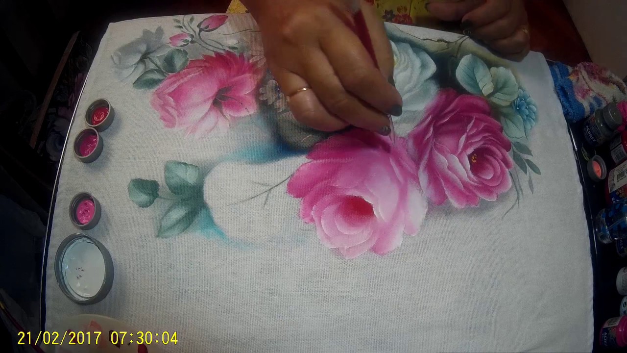 Analice - pintando rosas 1