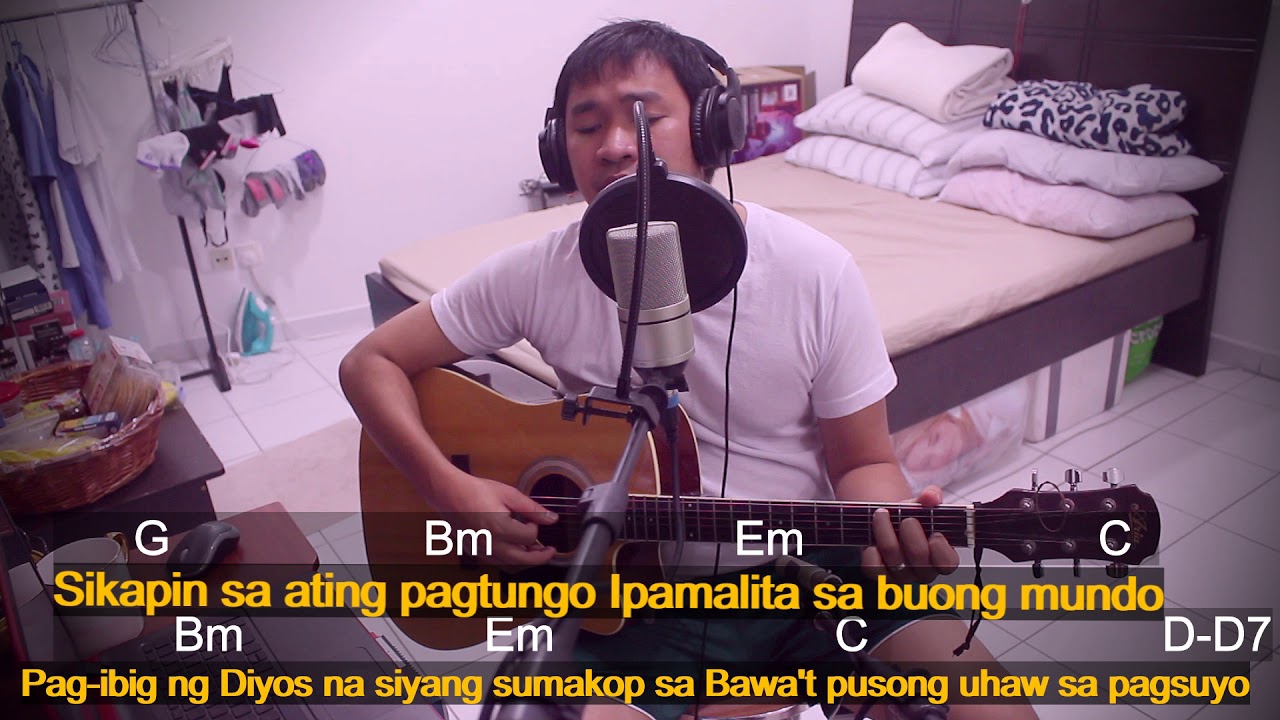 Sapagkat Diyos ay Pag ibig | with lyrics and guitar chords