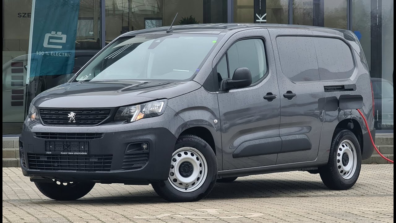 Peugeot e-Partner L2 50kWh 100kW 136HP Platinum Grey