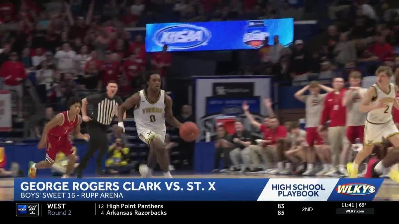 George Rogers Clark beats St.Xavier in boys KHSAA basketball state championship