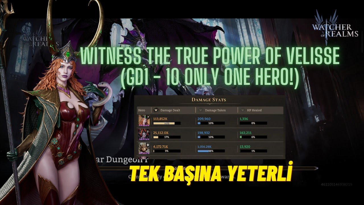 Witness The True Power of VELISSE - Watcher of Realms #watcherofrealms #VelisseEzarethEvent
