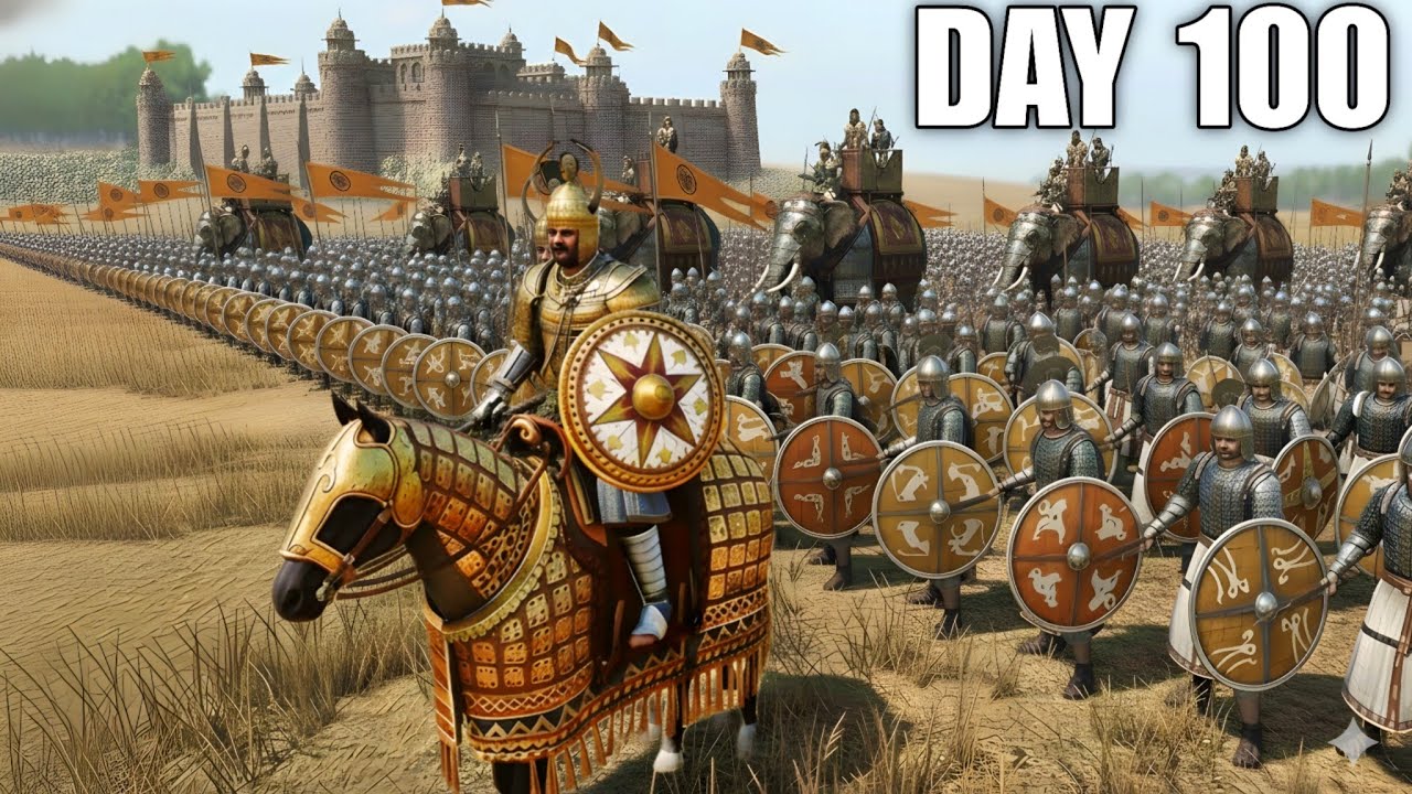 How I Built The Strongest Mauryan Empire in 100 Days🔥- bannerlord (Hindi)