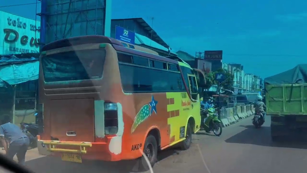 SUASANA PERJALANAN DARI PURWOKERTO KE PURWOJATI MELEWATI PWT BARAT, KARANGLEWAS, CILONGOK
