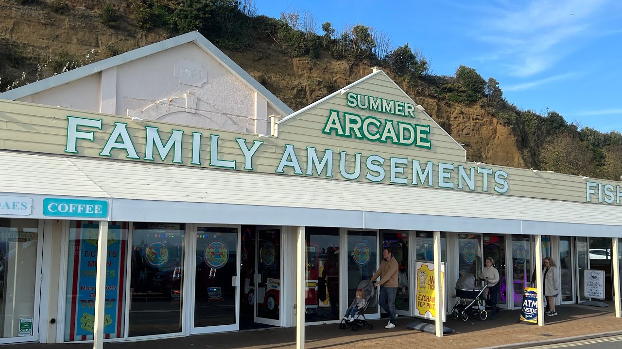 A walk-through Shanklin Summer Arcade, Shanklin Isle of Wight November 2022