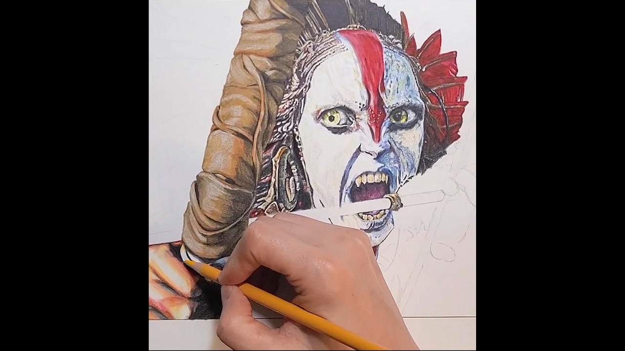 [아바타: 불과 재] 역대급 빌런 바랑 그리기 / How to draw VARANG from AVATAR3