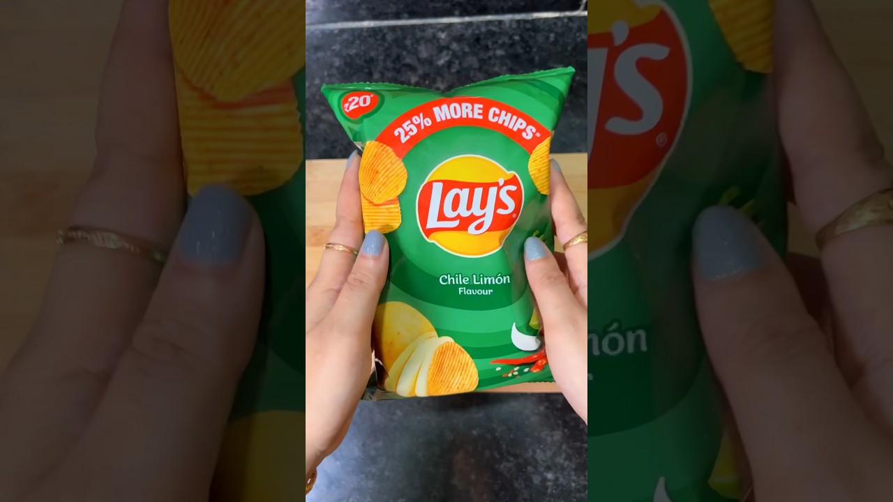 Lay &lsquo;s with 25% more Air | Chilli Lemon Flavour Chips ❤️❤️ #youtubeshorts #chips #food #recipe