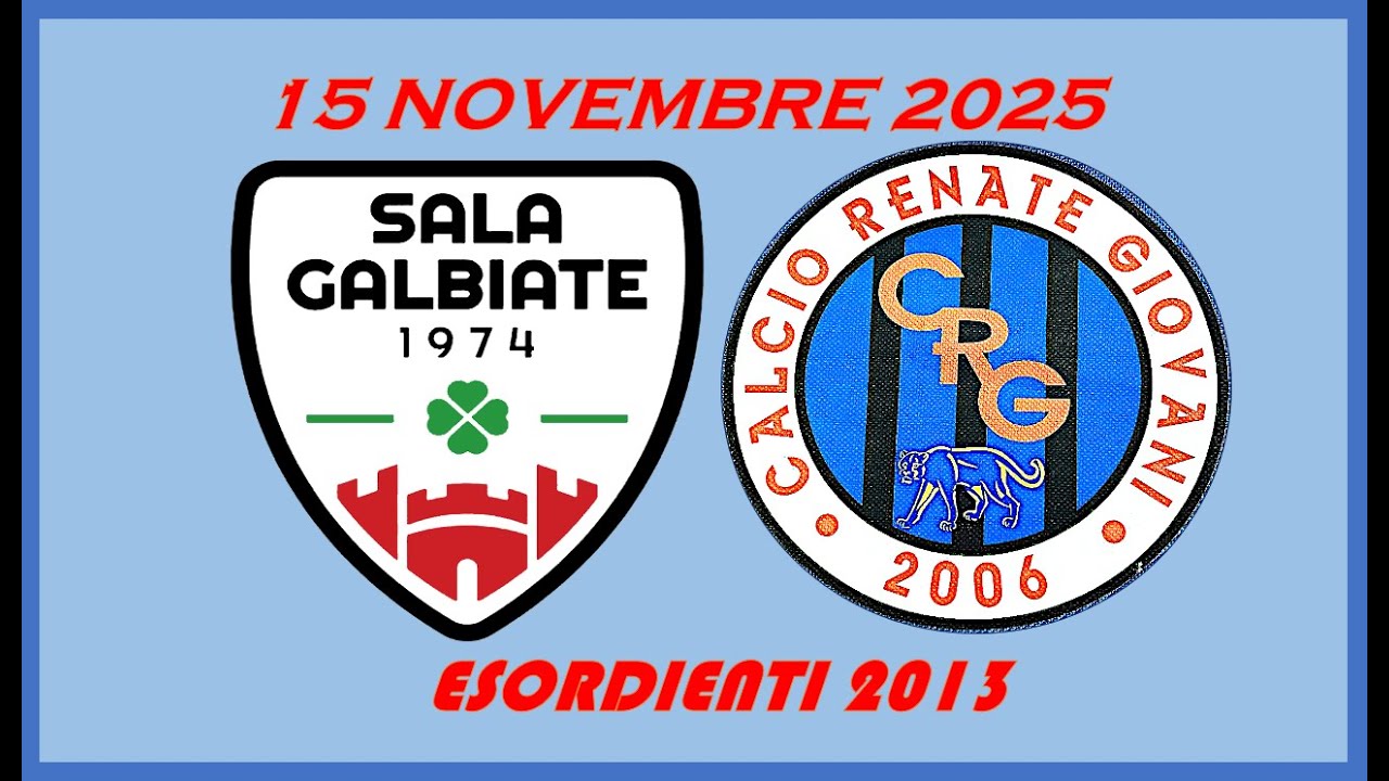 15 NOVEMBRE  ESORDIENTI 2013 GALBIATE  VS CALCIO RENATE GIOVANI