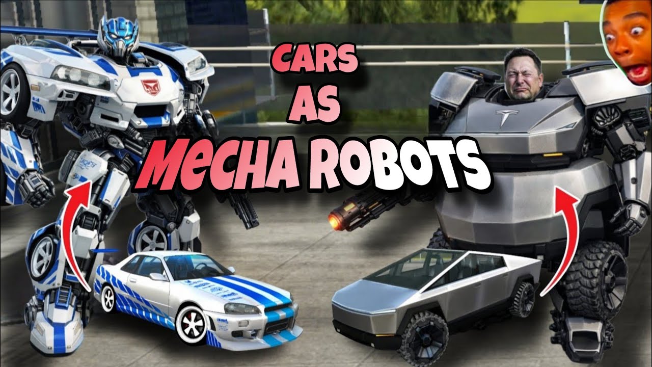 I Asked AI to Transform Cars Into Robots | Extreme Car Driving Simulator #car #racing #gaming