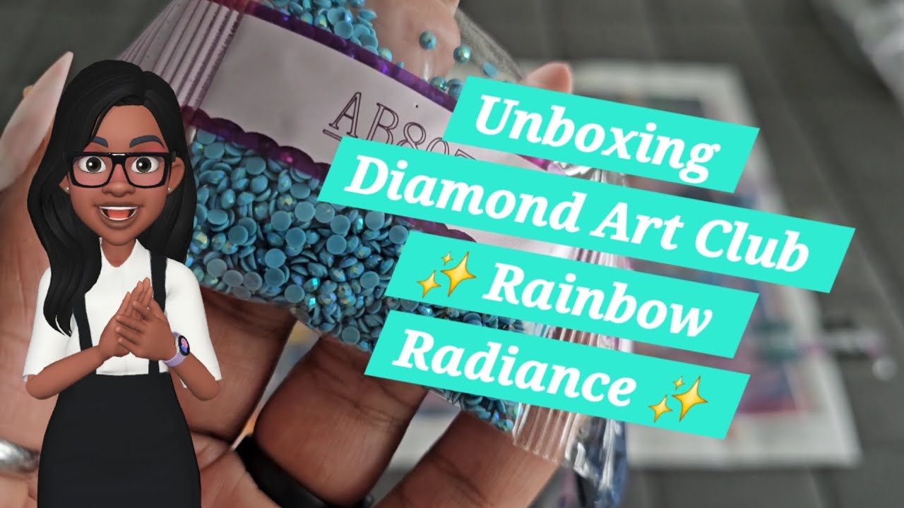 Распаковка 🌈Rainbow Radiance✨️ от Diamond Art Club 💎