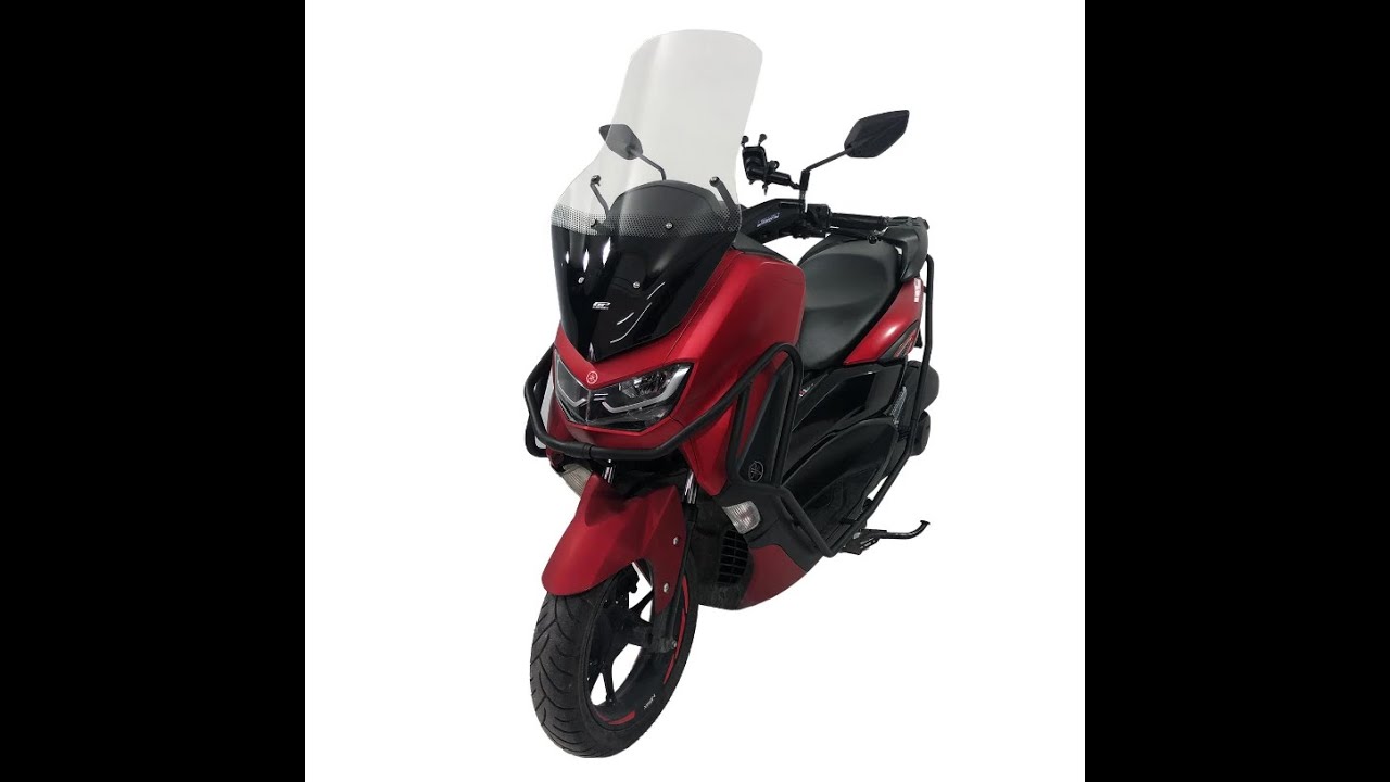 GP Kompozit Yamaha NMAX 125 2023 Uyumlu Motor Koruma Demiri Siyah