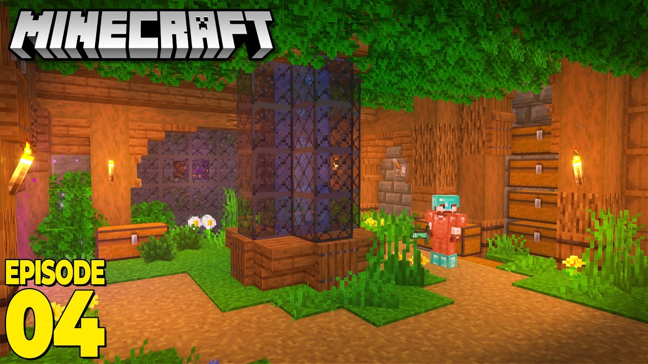 Я построил ЛУЧШУЮ ФЕРМУ ОПЫТА в моём Minecraft Countdown World #4
