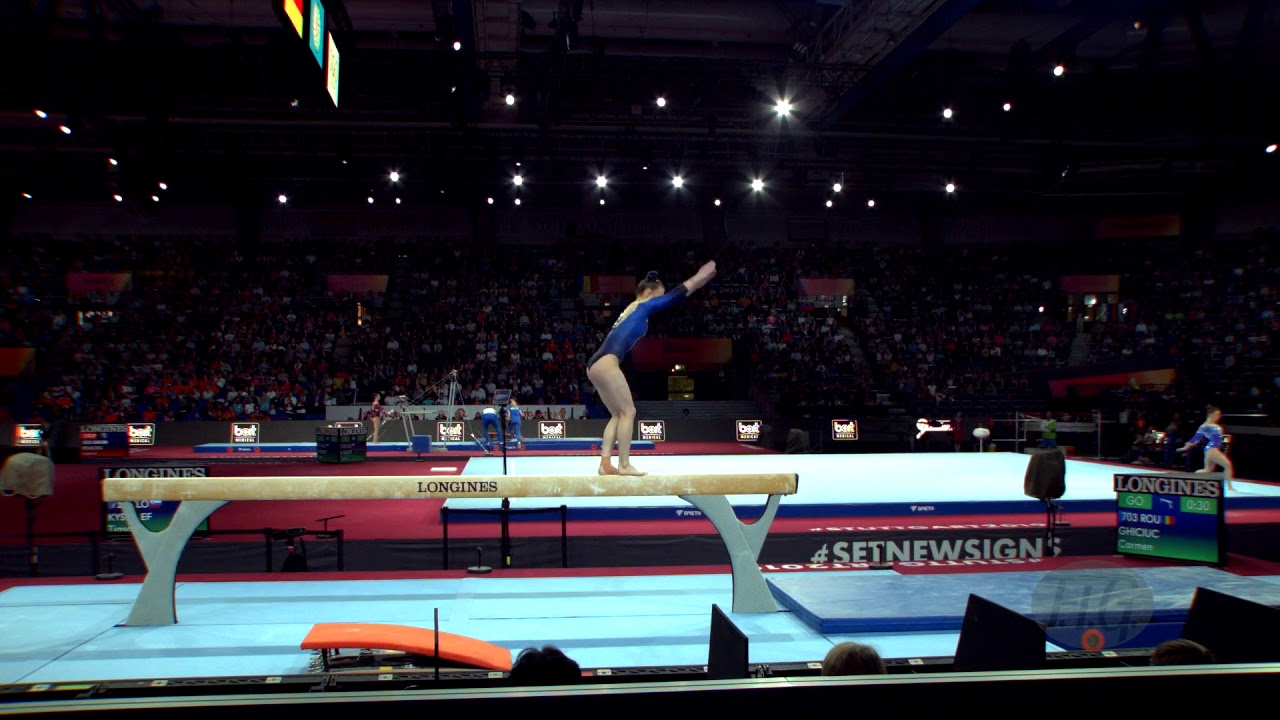 GHICIUC Carmen (ROU) - 2019 Artistic Worlds, Stuttgart (GER) - Qualifications Balance Beam