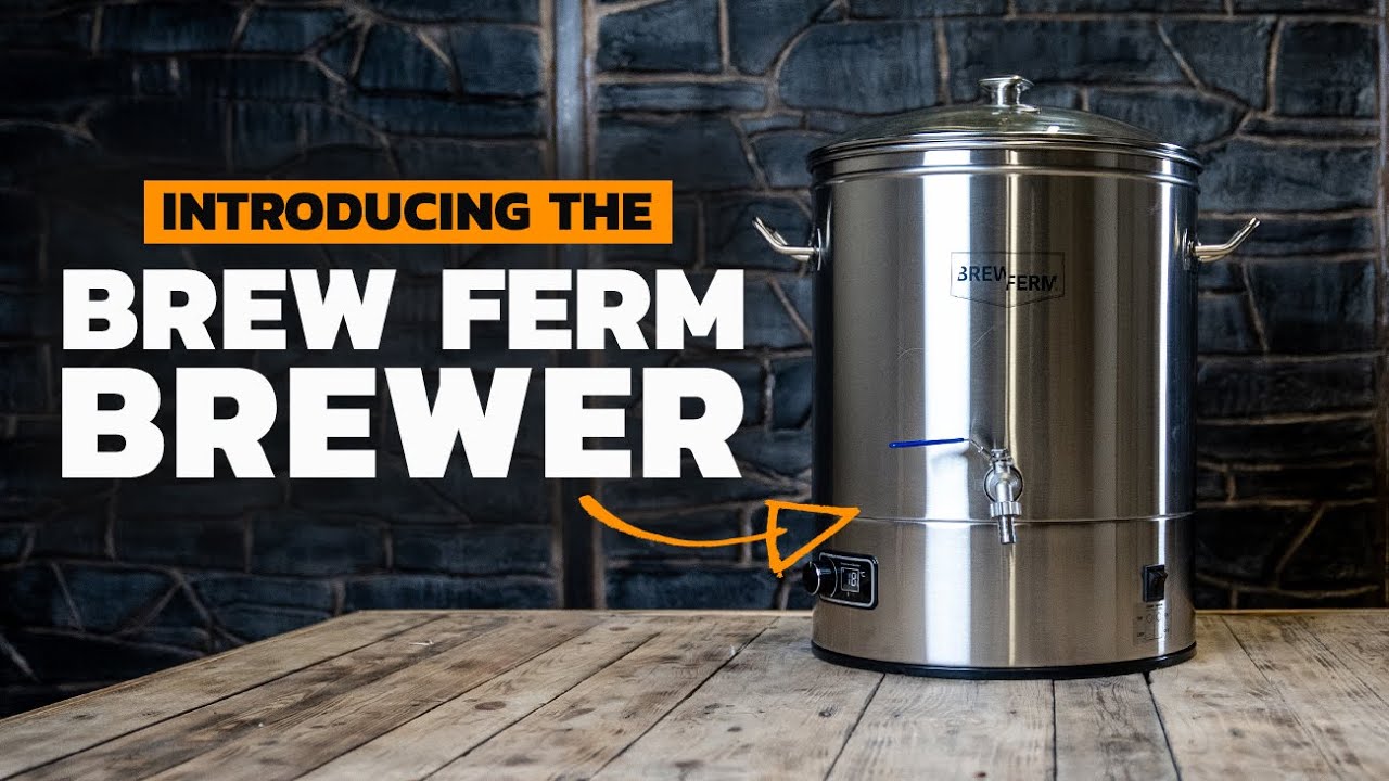 BREWFERM BREWER - A Durable & Powerful 30L Electric brewing kettle  // Get Er Brewed