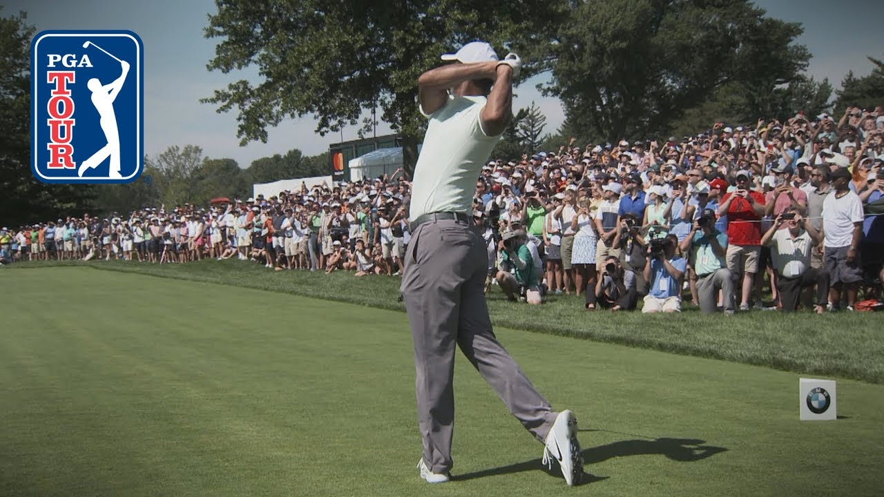 Tiger Woods' pre-round warm-up routine