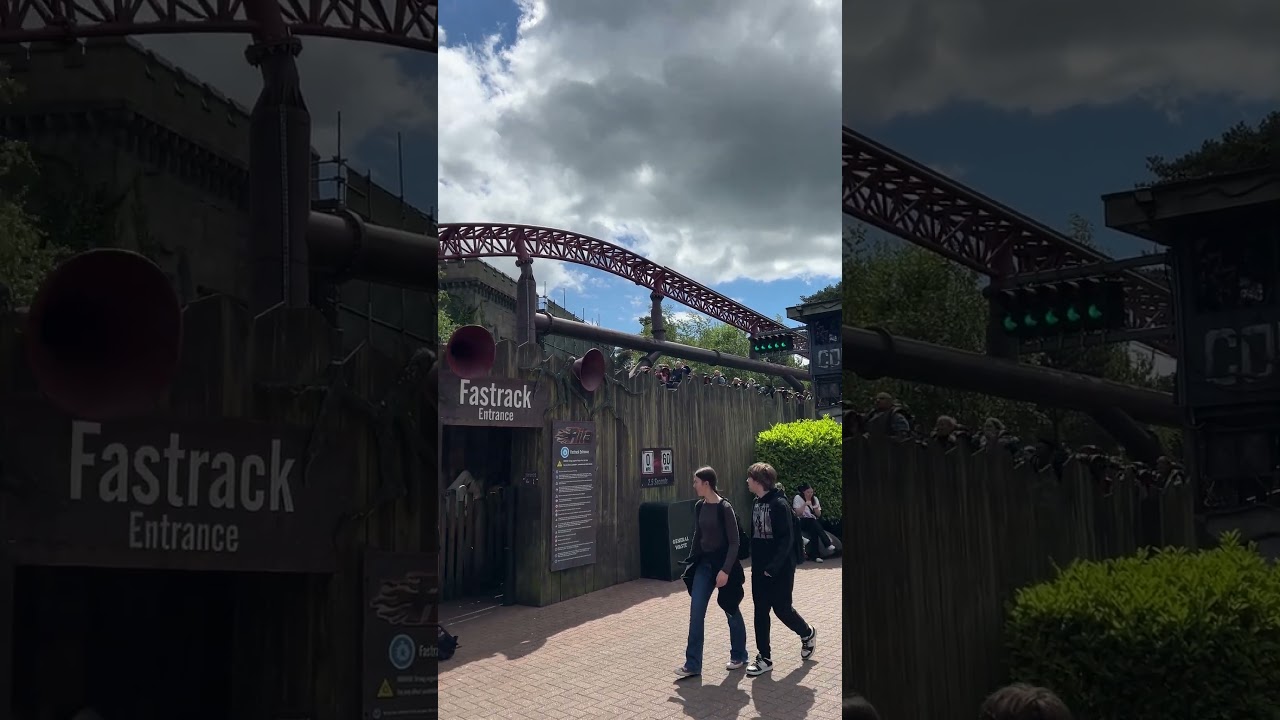 #offride #altontowers Fast launch coaster Rita #launchcoaster #viralvideo