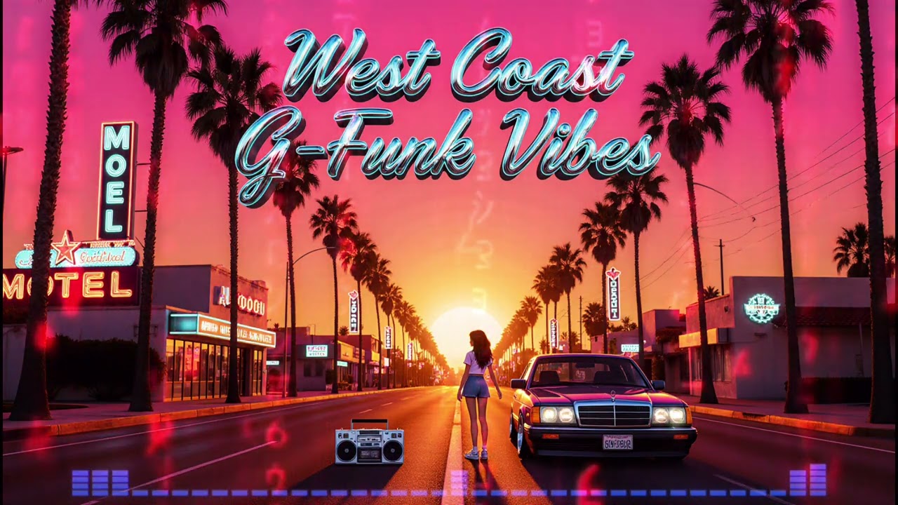 🌴 West Coast Funk Golden Hour — Cali Cruise G-Funk Mix 🚗