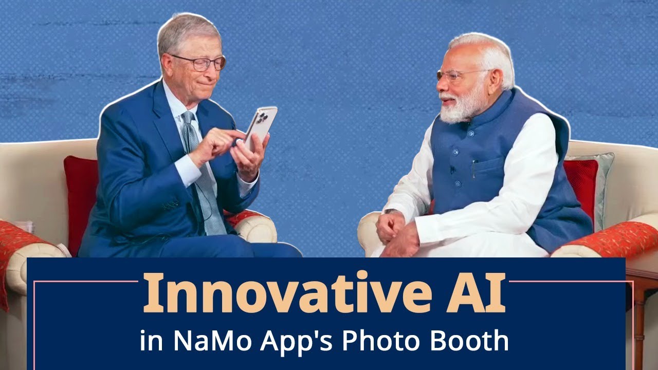 &lsquo;Photo Booth&rsquo; on the &lsquo;NaMo App&rsquo; showcases the remarkable use of AI
