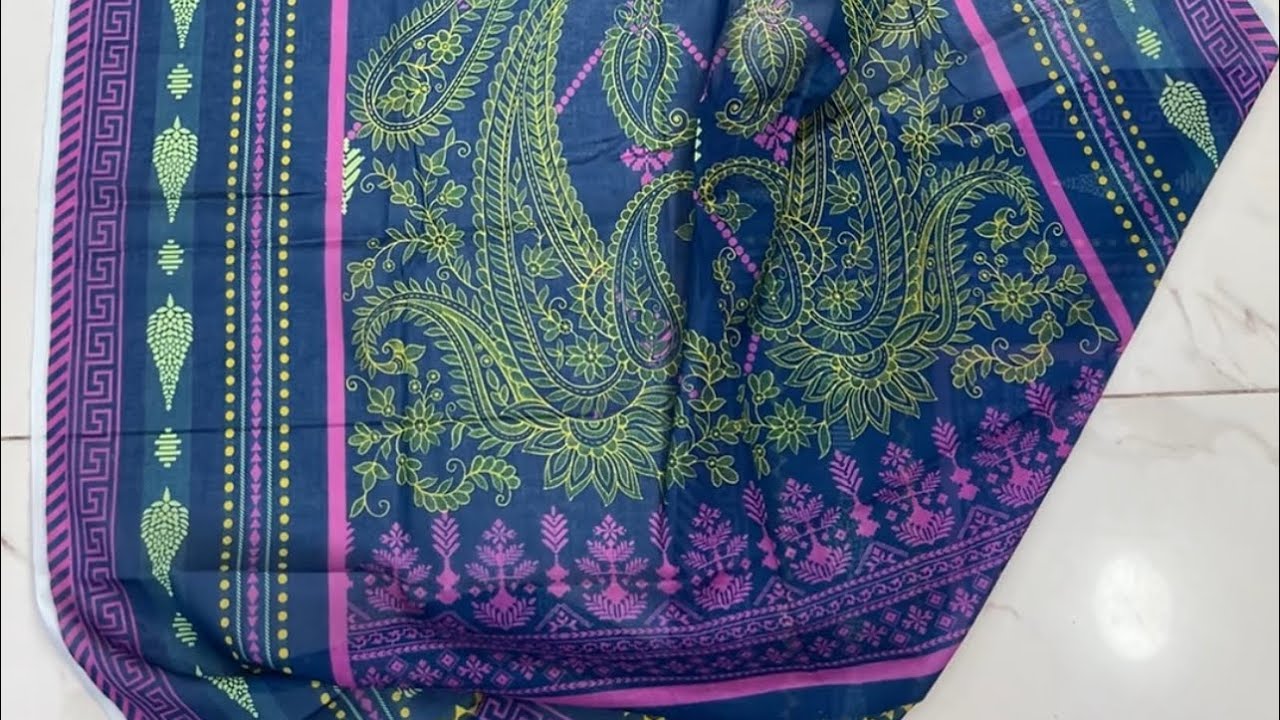 Ayra Printed Lawn 3-PC | Super wholesale Price | Cash On Delivery Available | Hashim Fabrics