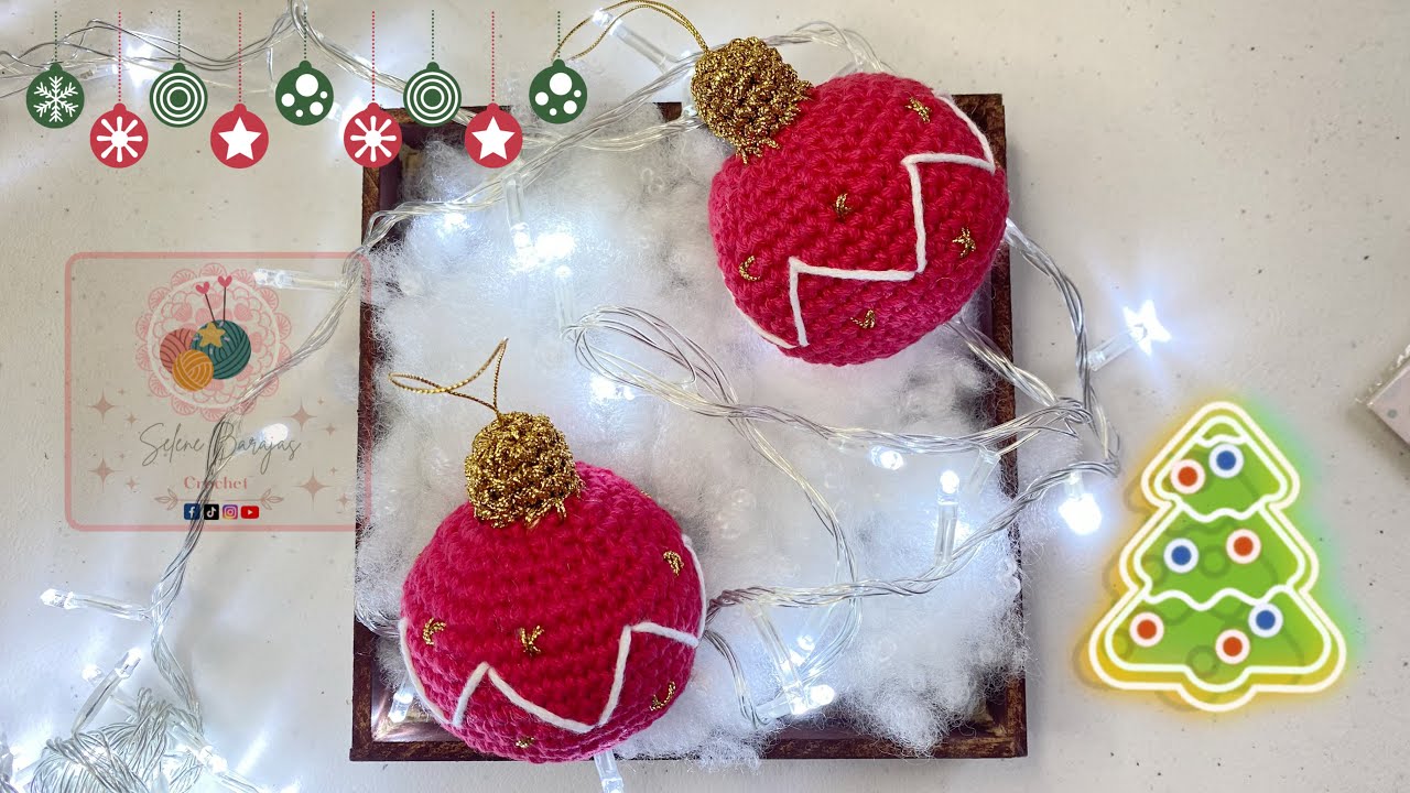 TUTORIAL: ESFERA DE NAVIDAD🎄A CROCHET 🧶
