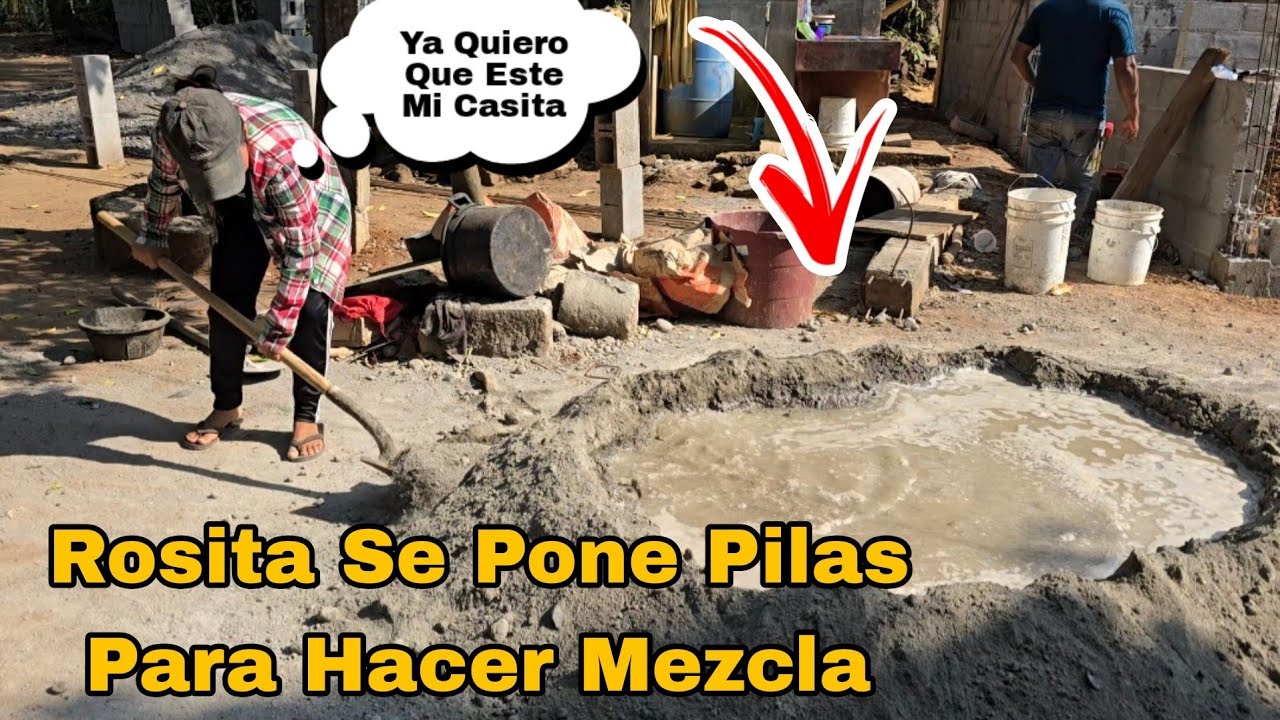 🔴Rosita Ayudo A Los Albañiles A Trabajar Y Dejar Terminada La Casa Lo Mas Pronto Posible 