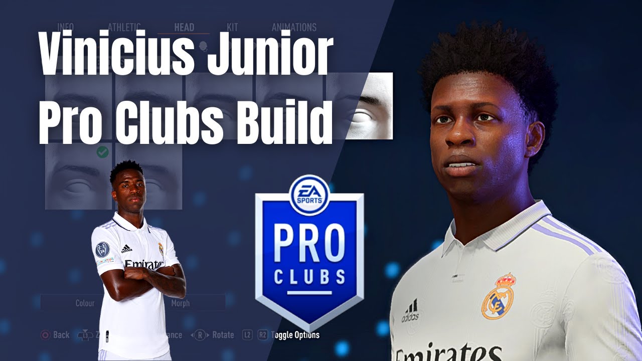 Vinicius Junior - FIFA 23 Pro Clubs Build/Look Alike