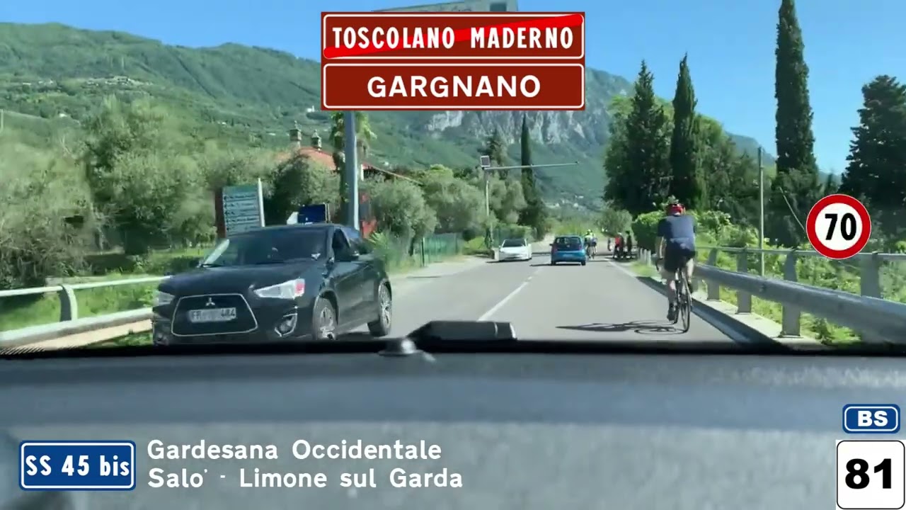 SS 45 bis | Gardesana Occidentale | tratto SALO' - LIMONE sul GARDA