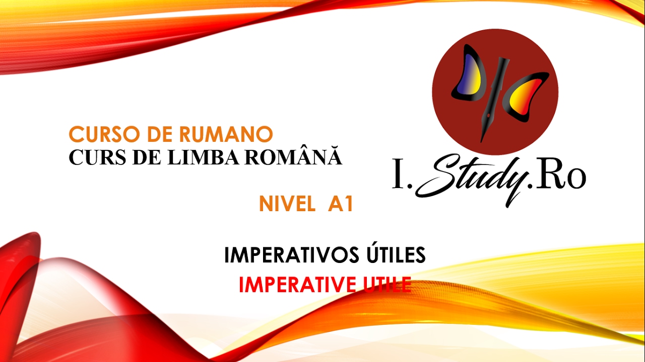 IMPERATIVOS de uso cotidiano - 📚Curso para aprender rumano nivel A1✅#30 I Study RO
