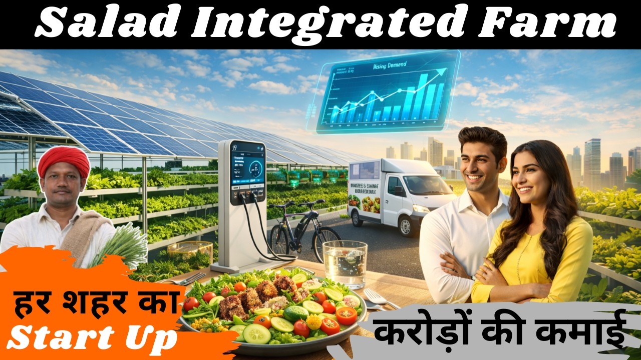 Salad Integrated Farm Business Model: हर शहर का Startup | करोड़ों की कमाई