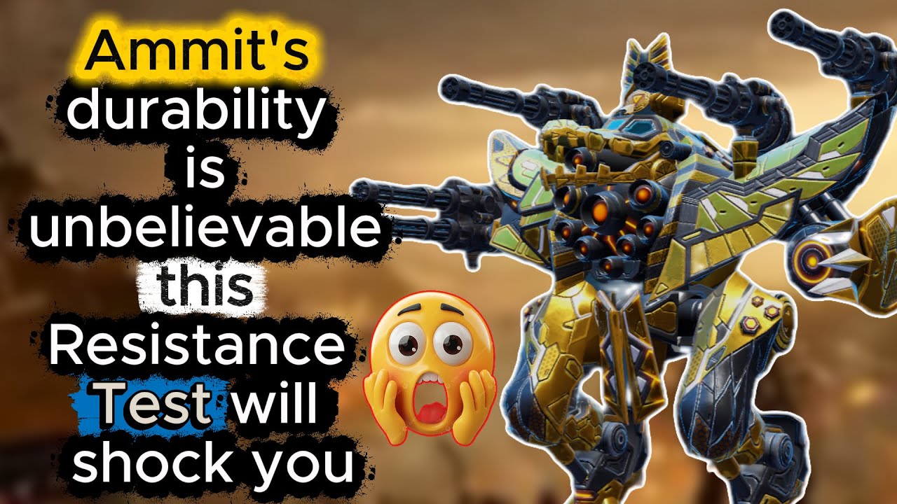 Prepare to be shocked by Ammit’s insane durability — Resistance Test | War Robots