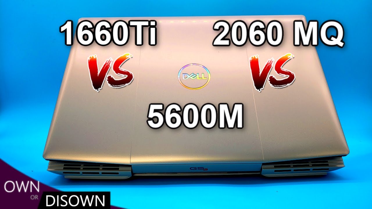 RX 5600M vs GTX 1660Ti vs RTX 2060 Max Q - Which Is Faster?