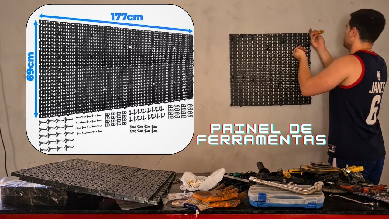 Painel Organizador de Ferramentas
