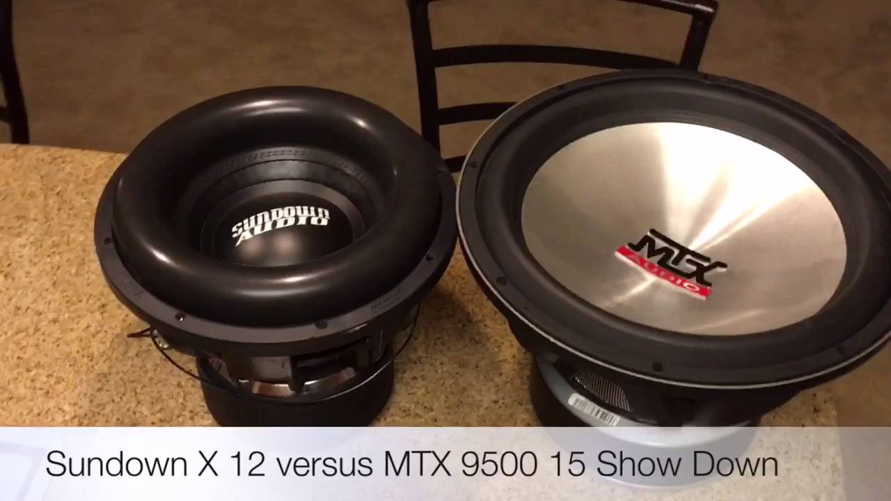 MTX 9500 15 versus Sundown X-12 Subwoofer Showdown Challenge Part 1 of 2