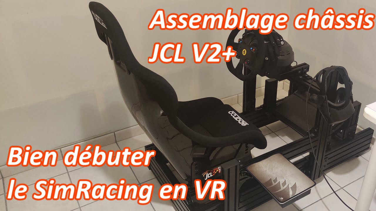 SimRacing - Assemblage châssis JCL V2+ et volant Thrustmaster T300RS