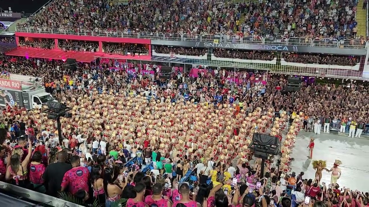 Bateria da Grande Rio 2024 - Apresentação no 3° módulo de jurados (setor 6)